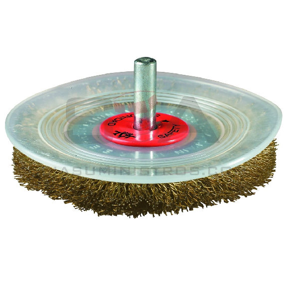 Cepillo DISCO 75 mm, acero latonado 0,30mm, con guarda, BDEG - JAZ BDEG9548-Leer más