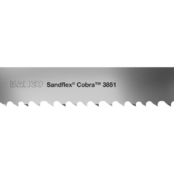 Hoja de sierra de cinta bimetálica para metal 2700x27x0.9 x 6/10 - BAHCO SANDFLEX COBRA 3851-Leer más
