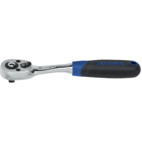 Matraca reversible de palanca ATORN, 1/4", 150 mm, mango de 2 componentes Matraca reversible de palanca ATORN, 1/4", 150 mm, mango de 2 componentes-Leer más