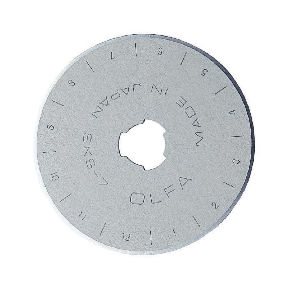Cuchilla de recambio circular 45 mm diámetro - OLFA RB-45-1-Leer más
