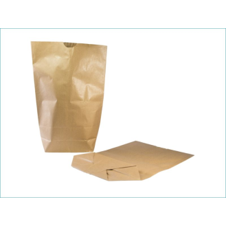 Sac papier écorné   kraft brun à encoche 38,5 x 25 cm format N°12 par 1 lot(s)-Lire la description