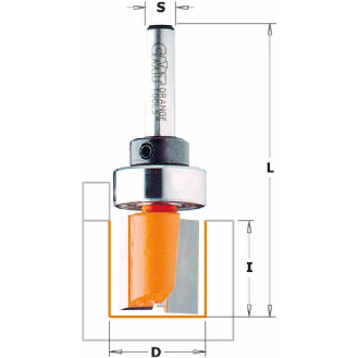 Fresa recta HM S:8 D:22x20 c/rodam.-Leer más