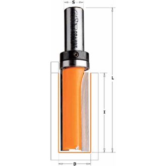 Fresa recta HM S:8 D:16x30 c/rodam.-Leer más