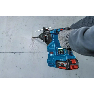 Martillo perforador SDS-plus a batería GBH 18V-24 C en L-BOXX - BOSCH 0611923001-Leer más