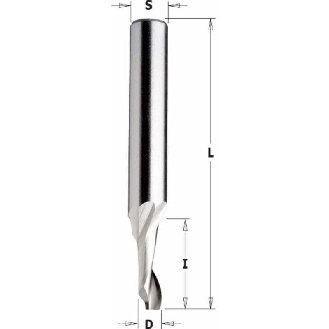 Fresa helicoidal z1 pos. HSS para ALU/PVC D:10x14x80 S:8 DX-Leer más