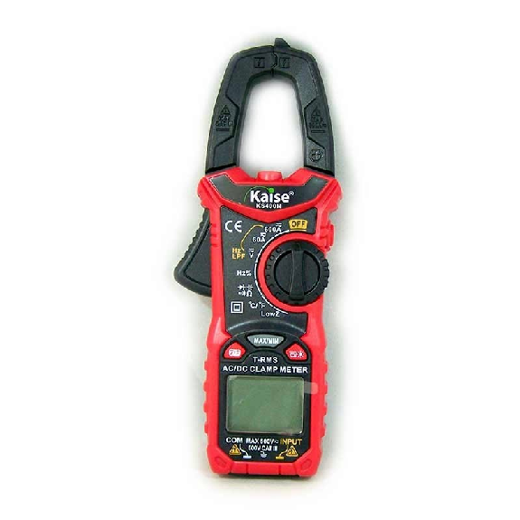 Pinza amperimétrica digital profesional 600V AC/DC - KAISE KS400N-Leer más