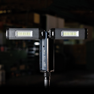 Doble foco LED TOWER COMPACT CONNECT batería 18V 2.500 lúmenes IP30 - SCANGRIP 03.6110C-Leer más