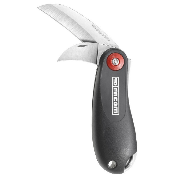 Navaja de electricista mango de plástico 2 hojas - FACOM 640180PB-Leer más