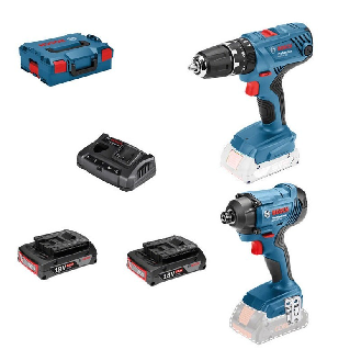 Set a batería Taladro percutor GSB 18V-21 + Atornillador impacto GDR 18V-160 + 2 x 2.0Ah + cargador-Leer más