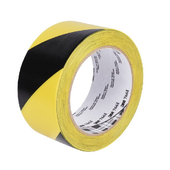 3M Cinta de Vinilo con Franjas de Seguridad 766, Amarillo/Negra, 50 mm x 33 m, 766IAN50 - 7100015263-Leer más