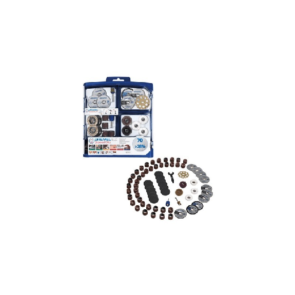 Kit multiusos con 70 accesorios EZ SpeedClic de alta calidad - DREMEL 2615E725JA-Leer más