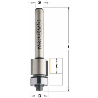 Fresa para refundir diamante (pcd) S:8 D:12.7x12.7-Leer más