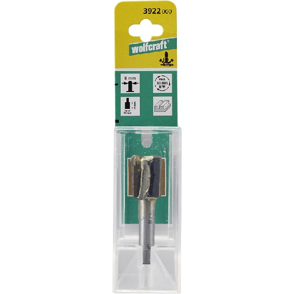 1 fresa de ranuras CT vástago 8mm ø14x20mm-Leer más