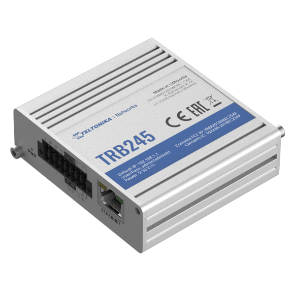 Gateway LTE CAT4 Ethernet, RS232/485/422, DIO y GPS TRB245-Leer más
