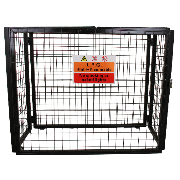 Cage Métallique Bouteille de Gaz - 49 x 87 x 90cm-Lire la description
