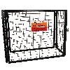 Cage Métallique Bouteille de Gaz - 49 x 87 x 90cm