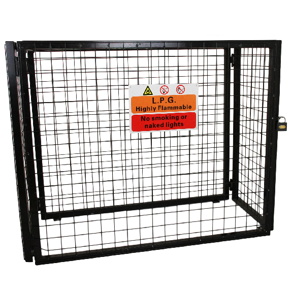 Cage Métallique Bouteille de Gaz - 49 x 87 x 90cm-Lire la description