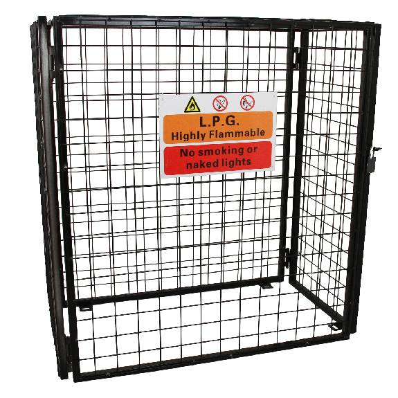 Cage Métallique de 118cm de large pour Bouteilles de Gaz-Lire la description