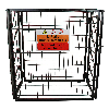 Cage Métallique de 118cm de large pour Bouteilles de Gaz