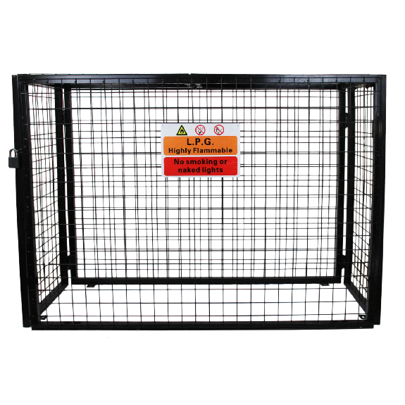 Cage Métallique de 149cm de large pour Bouteilles de Gaz-Lire la description