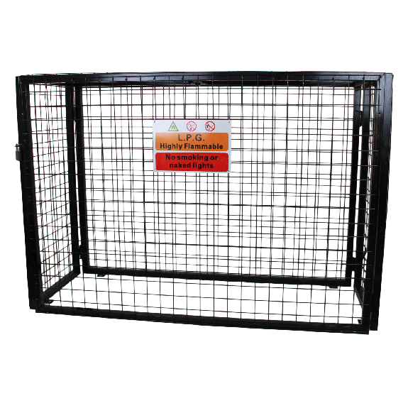 Cage Métallique de 149cm de large pour Bouteilles de Gaz-Lire la description