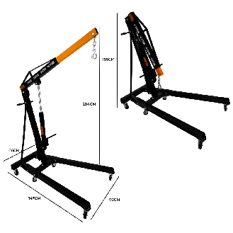 T-Mech Werkstattkran Motorkran 1000kg-Beschreibung lesen