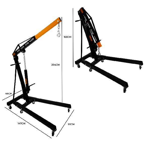T-Mech Gru Idraulica da 1 tonnellata-Leggi tutto