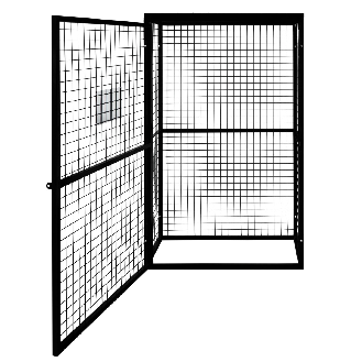 Cage Métallique Bouteilles de Gaz - 57 x 116 x 184cm-Lire la description