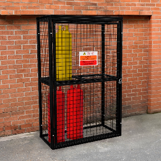 Cage Métallique Bouteilles de Gaz - 57 x 116 x 184cm-Lire la description