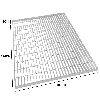 Griglia Zincata - 1200 mm x 1000 mm