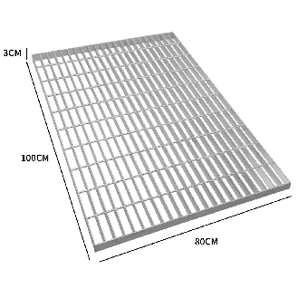 Verzinkte Gitterroste - 1000mm x 800mm-Beschreibung lesen