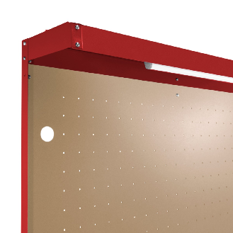 Etabli de Travail 120 cm à Tiroir & LED - Rouge-Lire la description