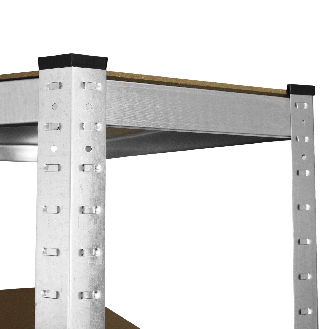 Lot de 2 Etagères de Rangement de 90cm & 1 Etagère dAngle Galwix-Lire la description