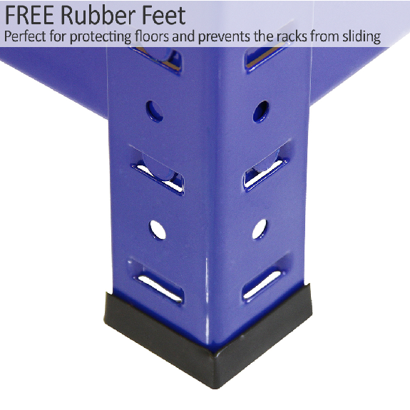 10 Scaffali in Acciaio Senza Bulloni T-Rax Blu Larghi 90cm-Leggi tutto