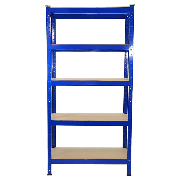 4 Scaffali T-Rax In Acciaio Senza Bulloni Blu 75cm-Leggi tutto