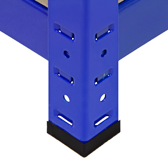 Scaffale da Garage ad Incastro T-Rax - Blu - 90cm x 45cm - 5 Pezzi con Connettori-Leggi tutto