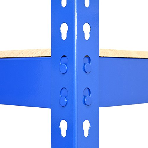 Blaues Stahlregal 120 x 50 x 180 cm  Q-Rax-Beschreibung lesen