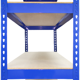 Lot de 3 Etagères Bleues en Acier 120 x 50 x 180cm - Q-Rax-Lire la description