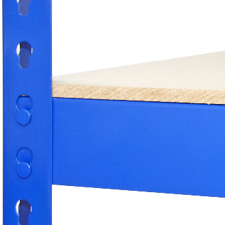 Lot de 3 Etagères Bleues en Acier 120 x 50 x 180cm - Q-Rax-Lire la description