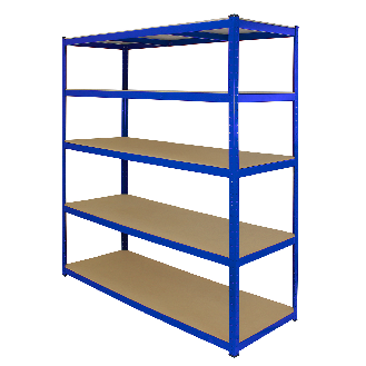 Monster Racking T-Rax 3 x Rayonnage, Bleu, 160cm Largeur, 60cm Profondeur-Lire la description