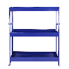 2 Scaffalature Lightning in Acciaio Senza Bulloni Blu 2 Scaffalature Lightning in Acciaio Senza Bulloni Blu