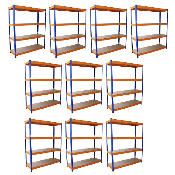 10 x S-Rax Lagerregale 150cm x 50cm-Beschreibung lesen