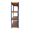10 x S-Rax Lagerregale 150cm x 50cm
