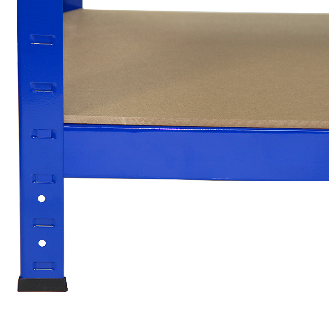3 x Monster Racking T-Rax Rayonnage Étagère Robuster, Bleu, 75cm L, 30cm P-Lire la description