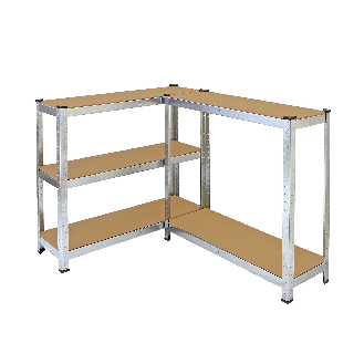 Lagerregale aus galvanisiertem Stahl 90cm-Beschreibung lesen