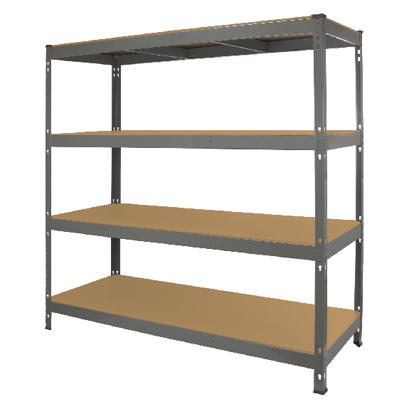 Monster Racking Q-Rax Rayonnage Robuste, 160cm L, 60cm P, Gris-Lire la description