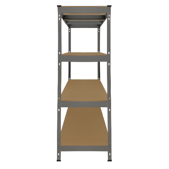 Monster Racking Q-Rax Rayonnage Robuste, 160cm L, 60cm P, Gris-Lire la description