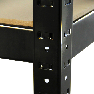 Scaffali in acciaio ad incastro 75cm x 30cm-Leggi tutto