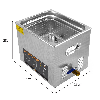 Pulitore ad ultrasuoni T-Mech - 10L
