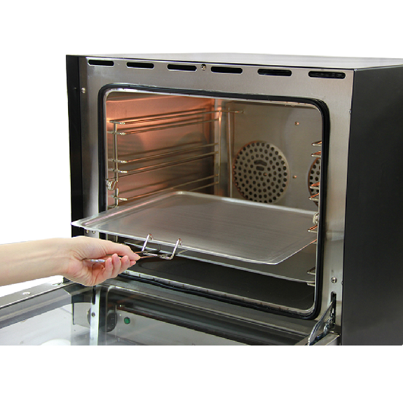 Four à convection électrique en acier inoxydable-Lire la description